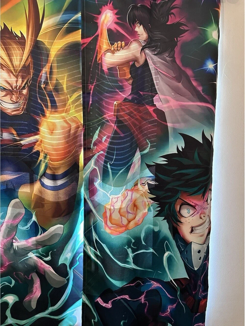 NWOT Anime My Hero Room Darkening Curtains Panels Grommets
